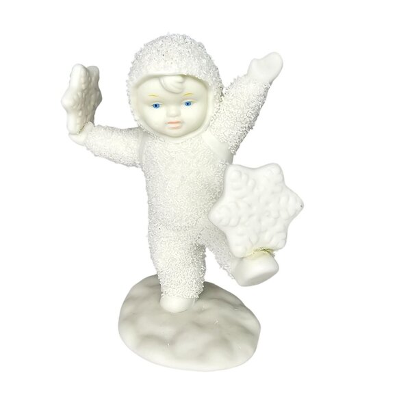Department 56 Snowbaby Figurine "Snowflakes Are Special" 2001 Collectible - Picture 1 of 12